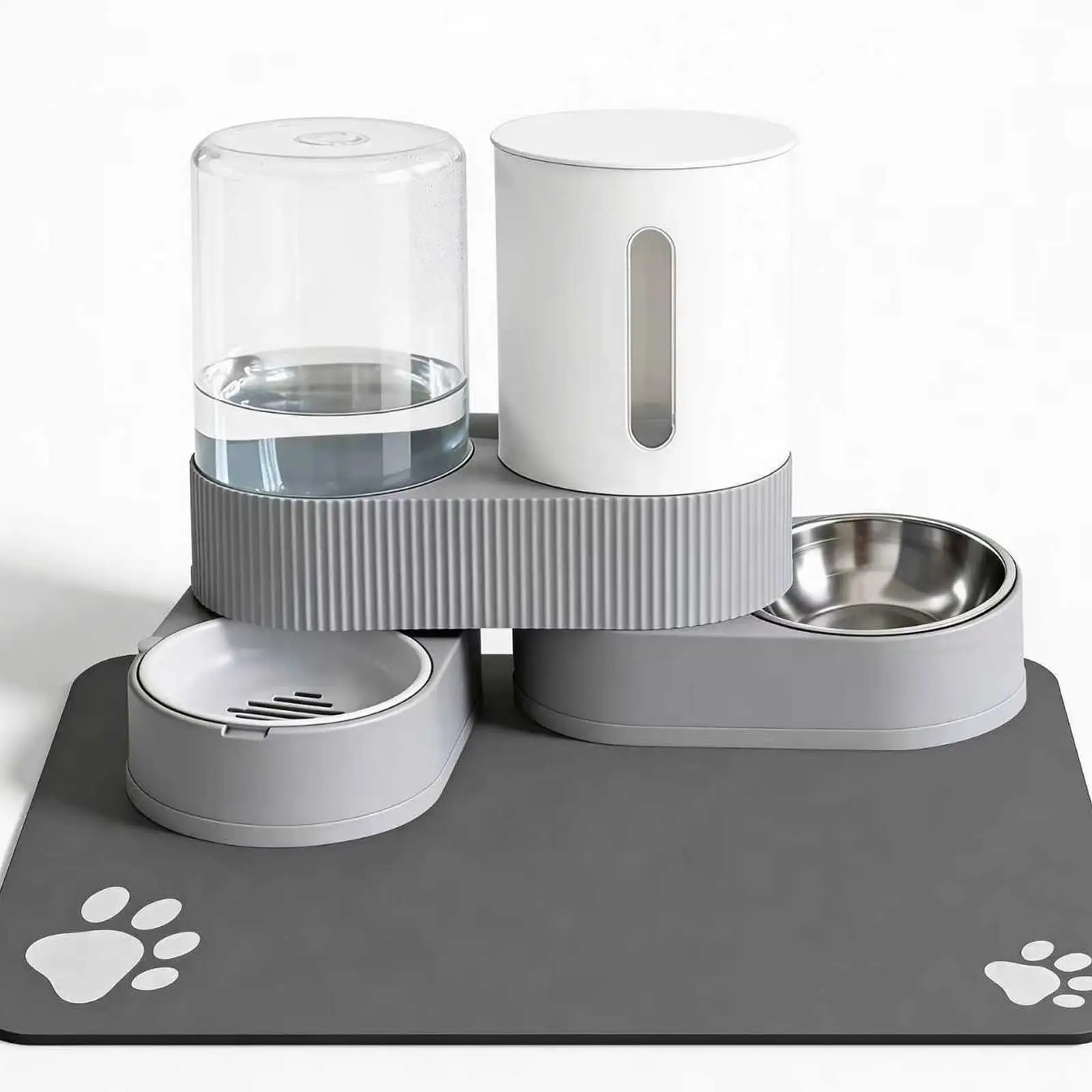 Gravity Cat Feeder 2 Pack Automatic Food