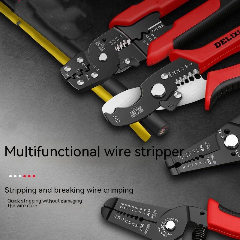 Title 2, Wire Stripper Multifunctional Electrician Wire ...