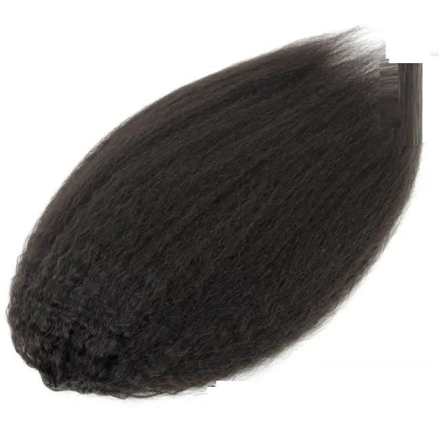 Can Perm And Dye Real Hair Drawstring Ponytail Women Natural Color - Shop at LoveMi