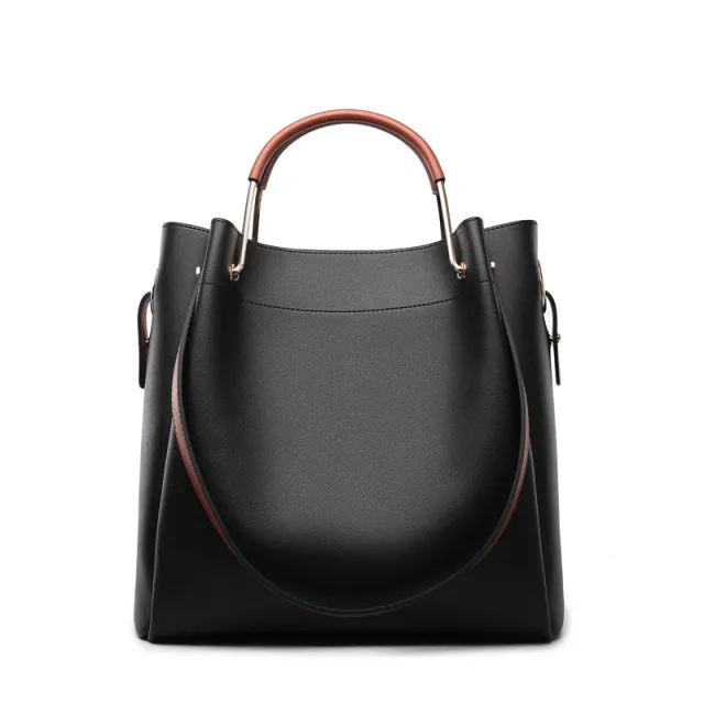Fashionable And Simple Embossed Ladies Large capacity Handbag B S - Shop at LoveMi