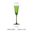 Green Style Champagne Glass