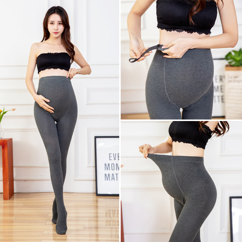 Pregnant Women's Leggings Cotton Large Size Belly Support Adjustable Female