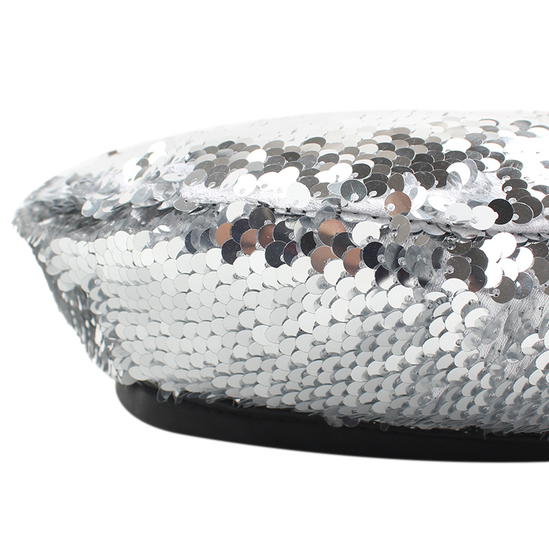 Women's Korean Style Trendy Fashion Sequins Hat