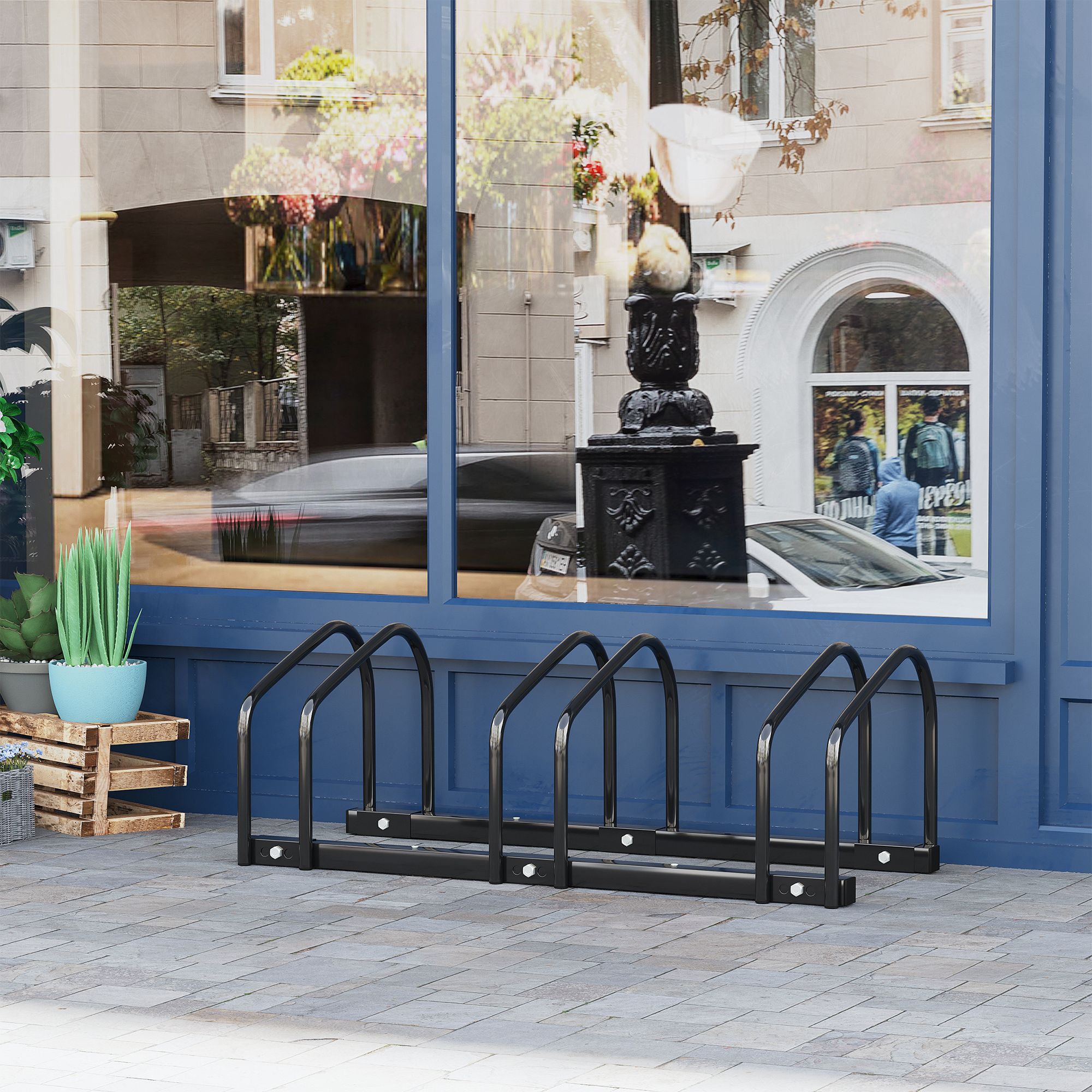 Bicycle rack parking rack floor or wall mounted bicycle