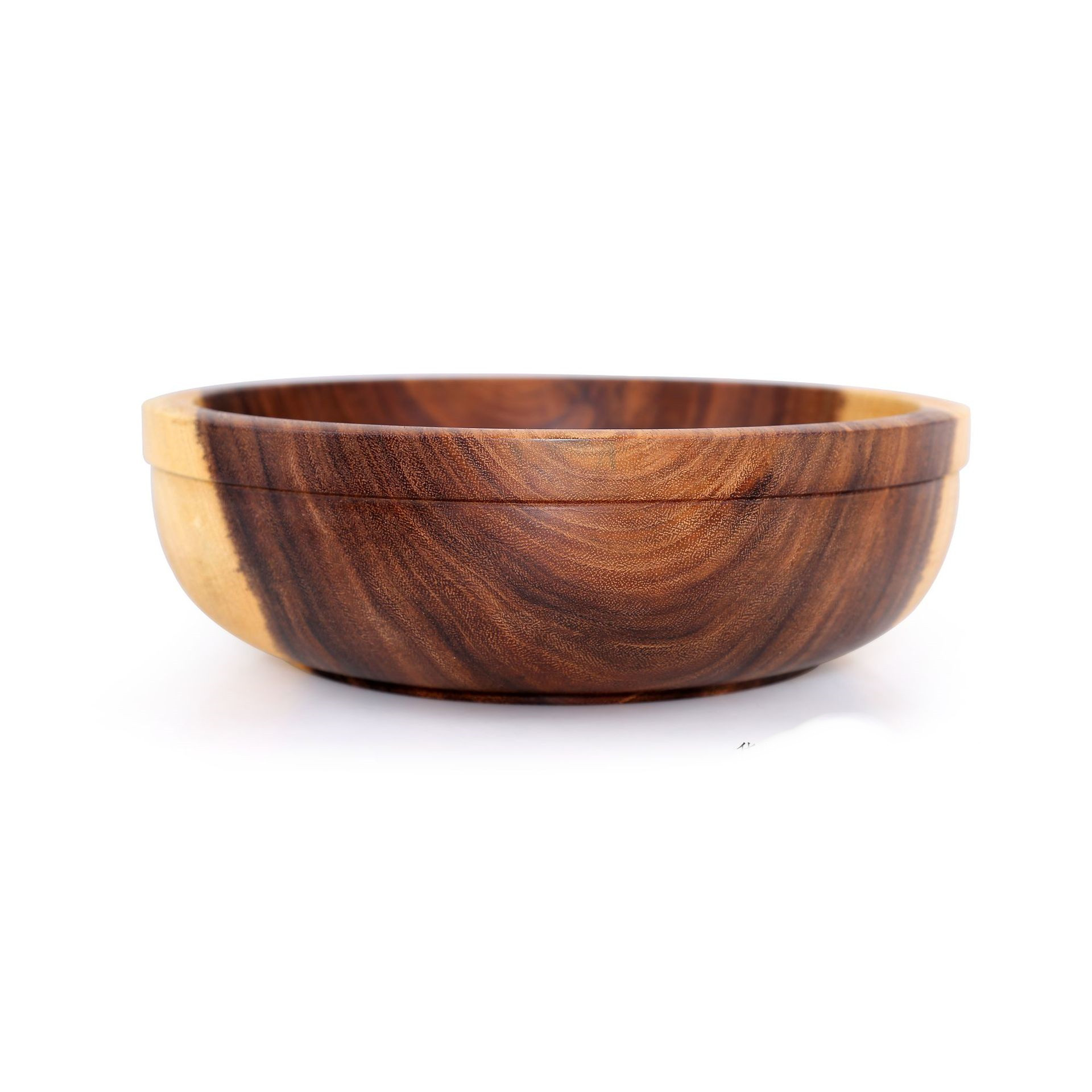 Natural Acacia Wood Bowl And Plate Dinnerware Set - Image 6
