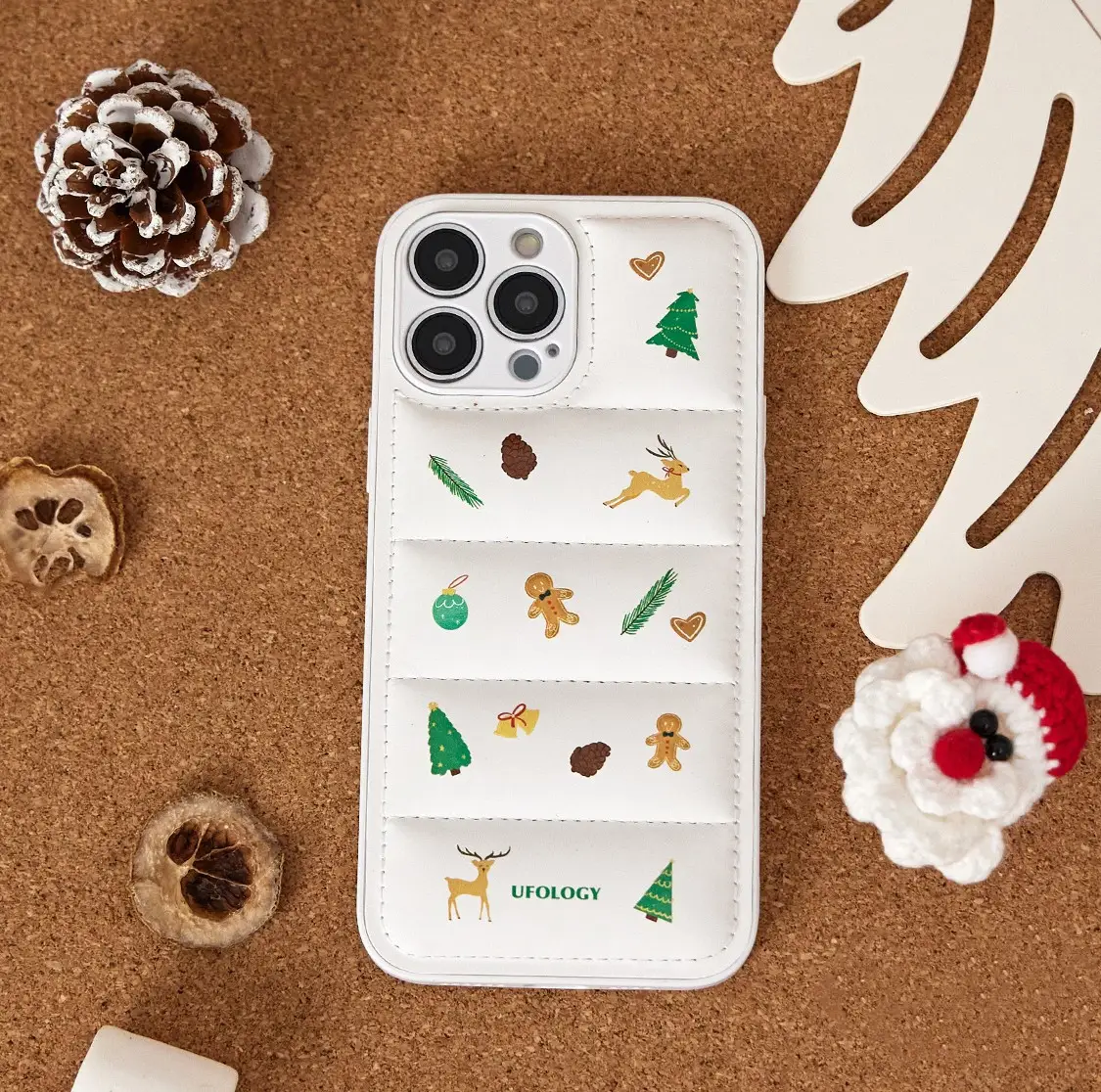 Original Christmas Gingerbread Man Down Phone Case