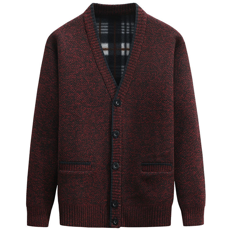 Title 5, Pull homme col en V automne et hiver, veste cha...