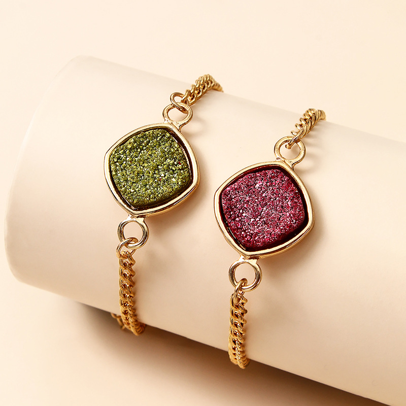 Frosty Wind Small Gravel Inlaid Bracelet