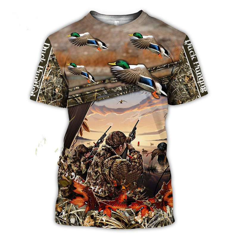 Title 3, T-shirt in rete con motivo camouflage giungla a...