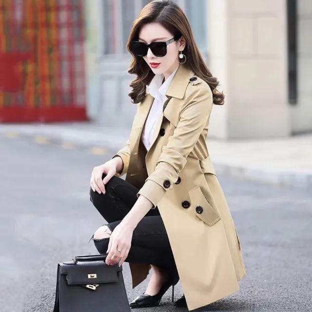 JAZZEVAR Autumn New High Fashion Brand Woman Khaki - Shop at LoveMi