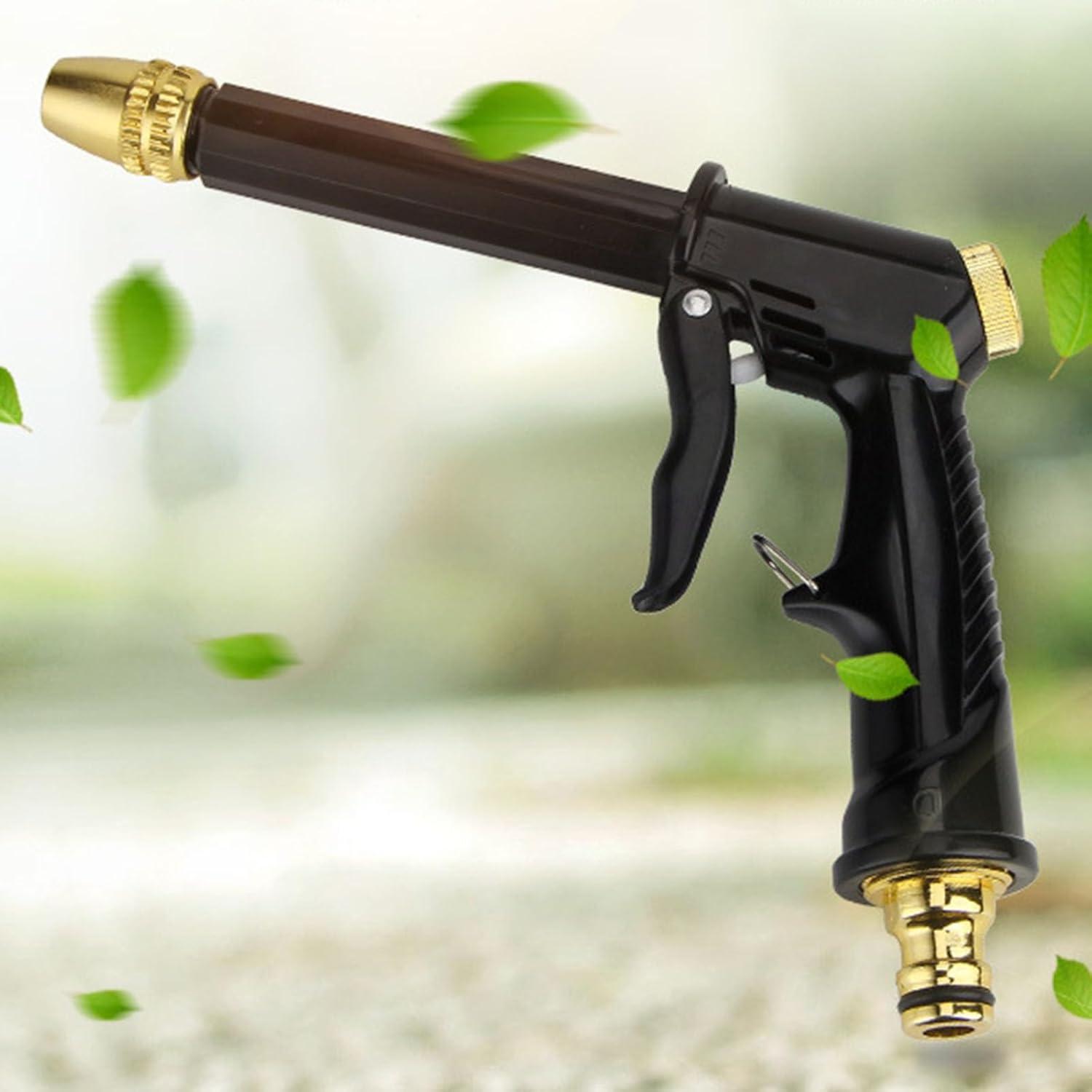 Long Rod Car Wash Nozzle With Front Wrench 360 Rotaing Brass Metal Adjustable — image 6