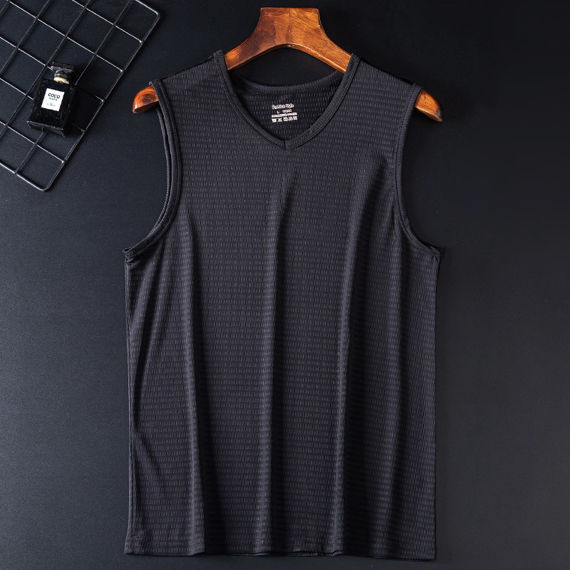 Loose Large Size Wide Shoulder Sports Quick-drying Breathable Sleeveless T-shirt