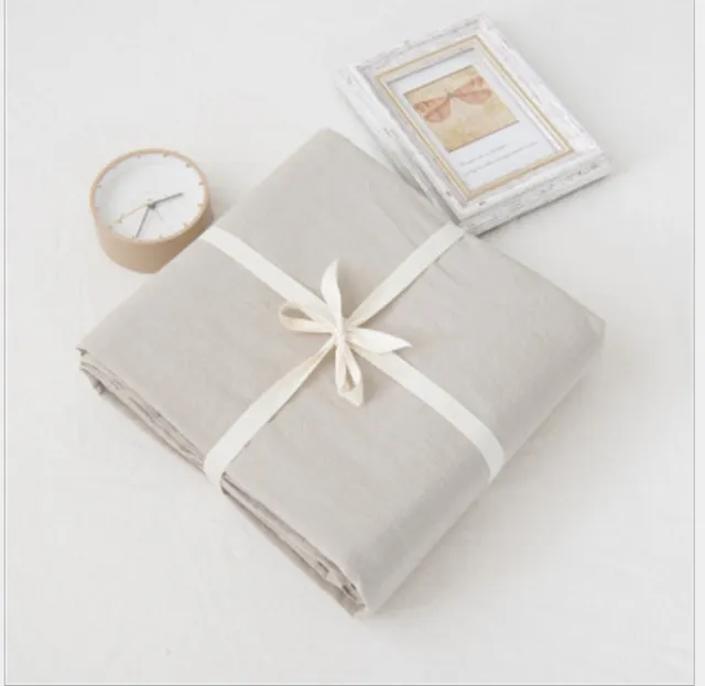 Single Product Bed Sheet Good Quality Washed Cotton Apricot - Shop at LoveMi