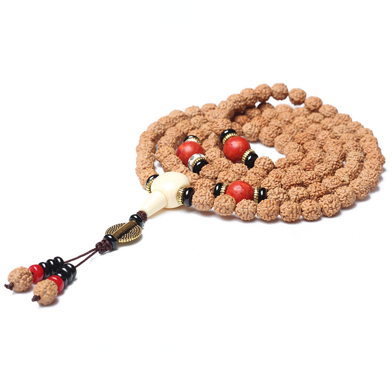 Nepal King Kong Bodhi 108 Wenwan Buddha Beads Bracelet