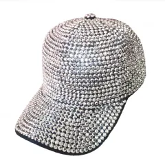 New Dot Diamond Baseball Hat Shiny Trend - Black - View 1