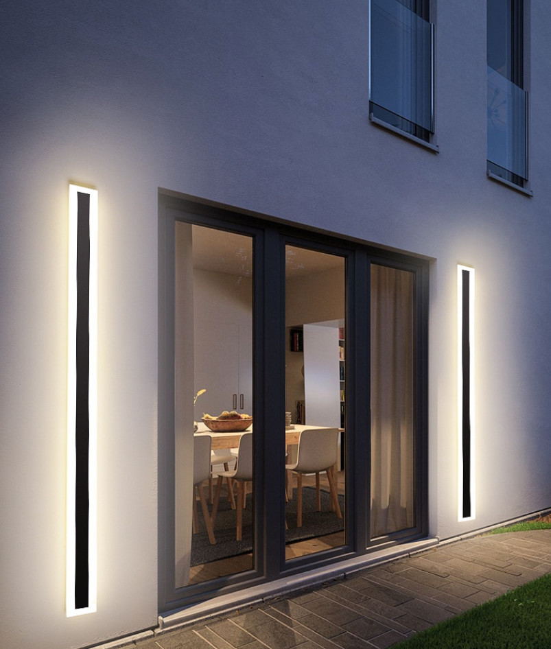 80cm LED Wall Light Acrylic Long Strip Lamp Waterproof Outdoor Garden — image 6