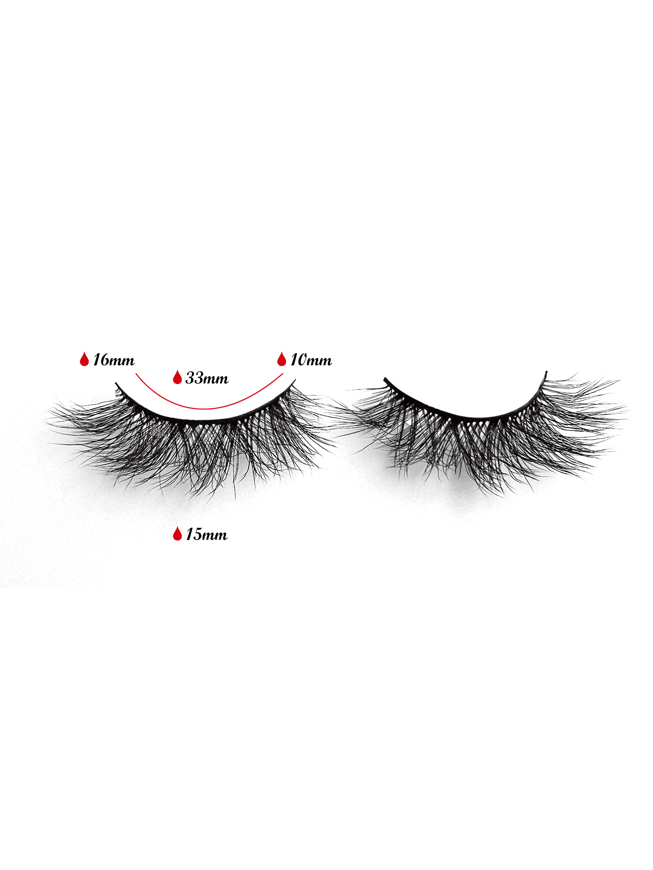 3D Premium Faux Mink False Eyelashes MK-16 2