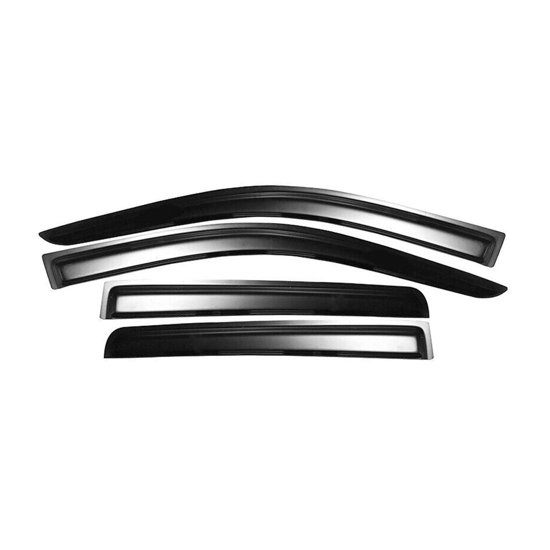 For J Eep 07-17 J Eep Compass Sedan Window Visors Rain Sun Guard Vent 4 Pieces Set