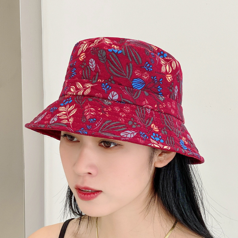 Summer Women's Thin Cloth Bucket Hat Sunshade