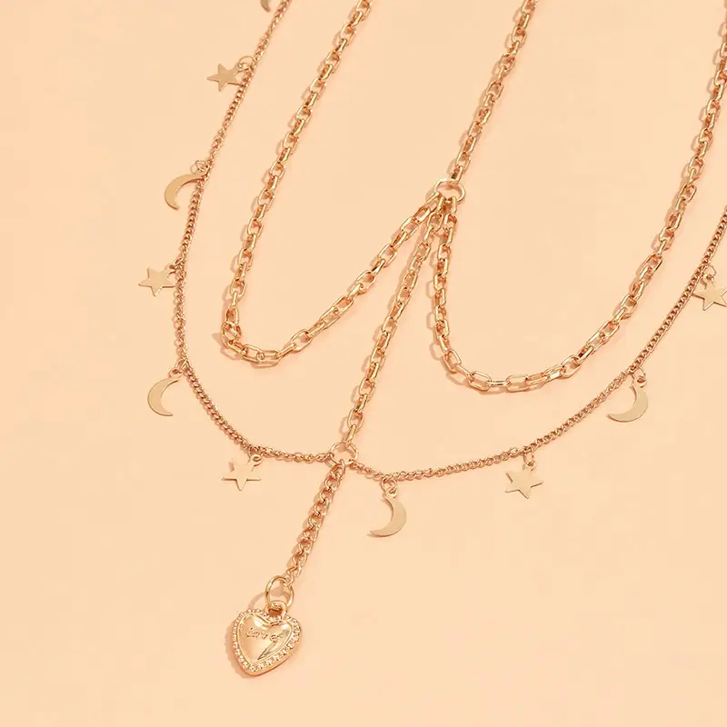 Creative Simple Multilayer Star Moon Elastic Thigh Chain Women