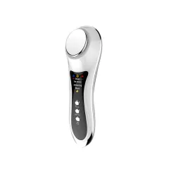Hot & Cold Eye Massage Machine Eye Skin Care Reduce Fine Lines Remove Eye Edema Circle Ease Dry Eye Stress Warm Care - Pearl White - View 1