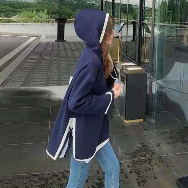 French Retro Mid-length Pullover Lady