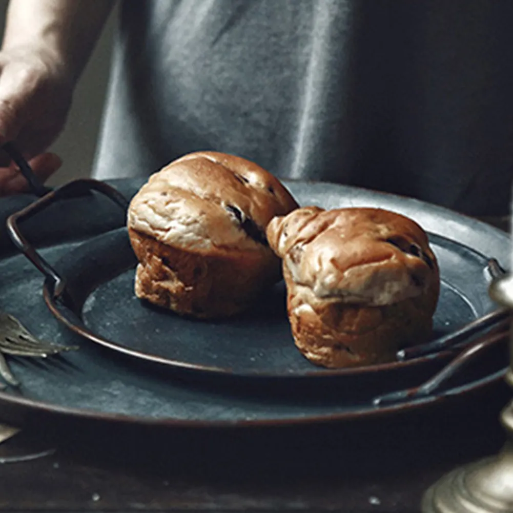 Wrought Iron Tray Creative Household Bread Home