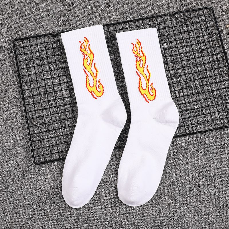 Street Men And Women Couple Stockings Tide Cotton High Tube Skateboard Socks