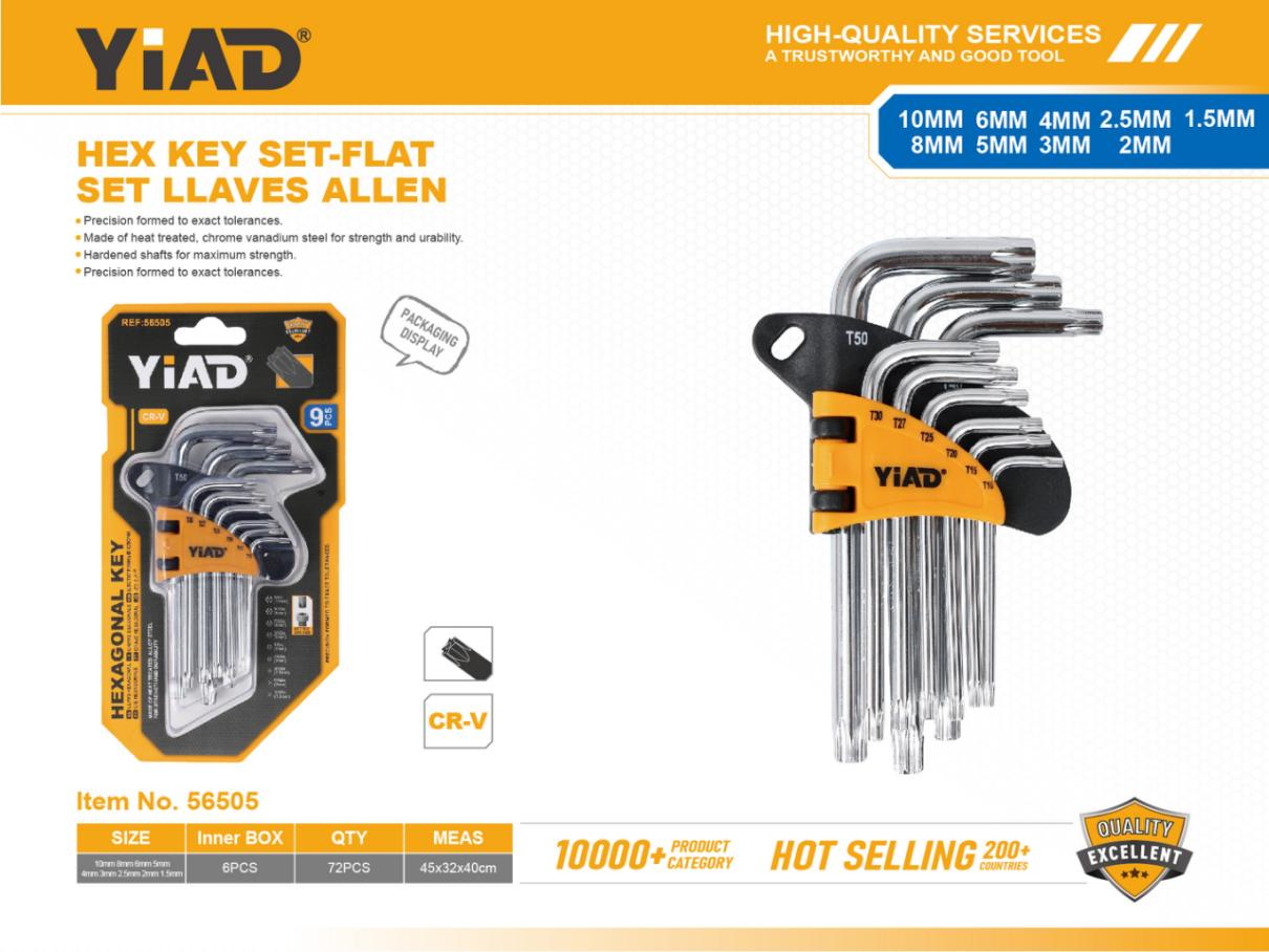 9-piece Set Of Short Hexagon Socket, Only Supports Self-pickup, Please Note That Free Shipping Is For Anti-bidding Price