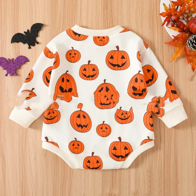 Halloween Pumpkin Ghost Face Hopper Ins White White Pumpkin - Shop at LoveMi