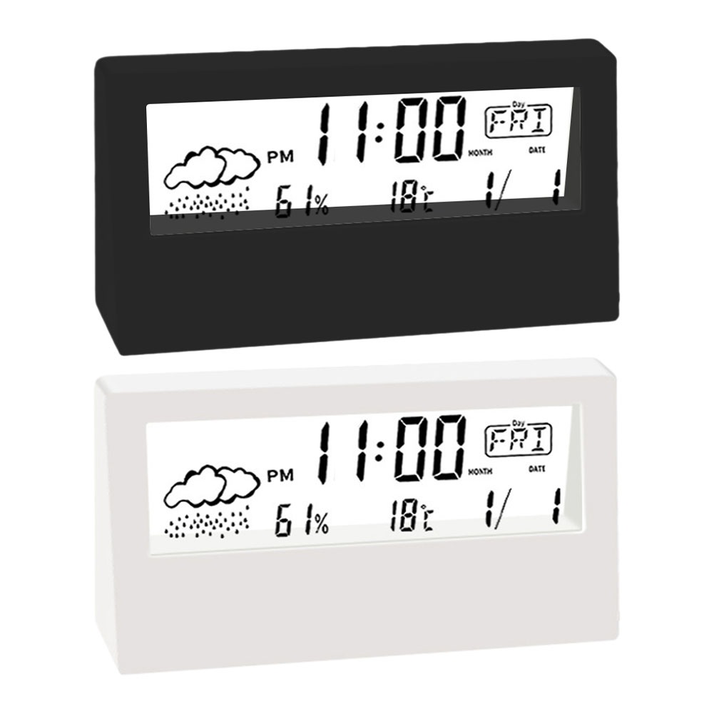 Title 19, Alarm Clock Thermo Hygrometer Clock Creative We...