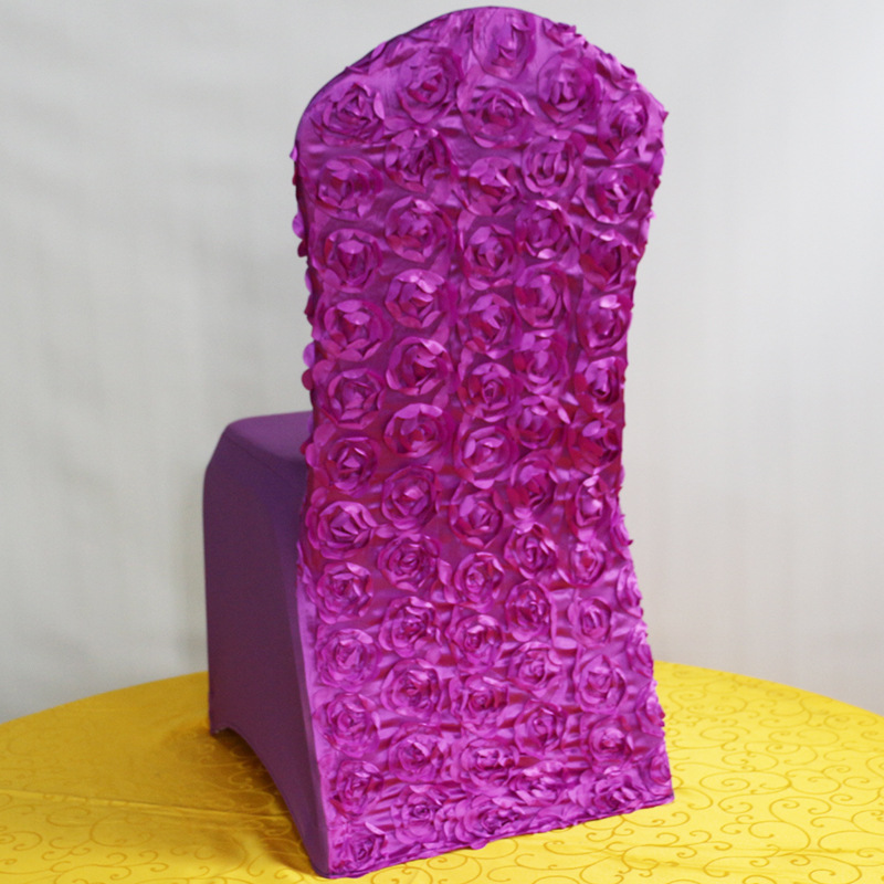 Event & Wedding Chair Covers – Event & Wedding Chair Covers Rose-Embroidered Roselle