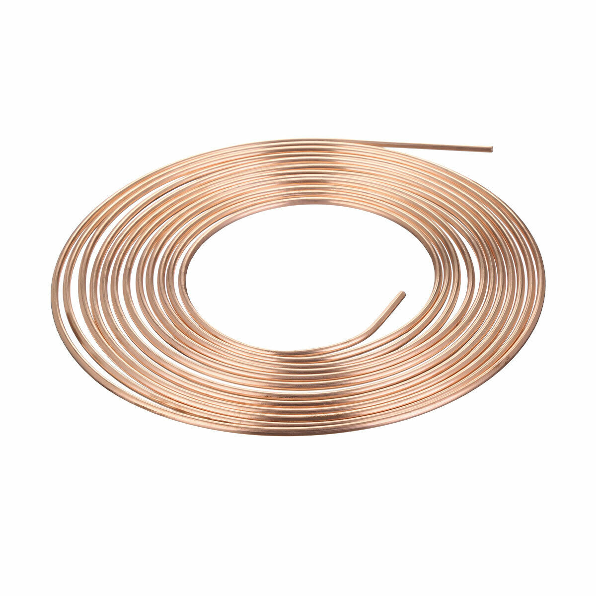 2PCS 25ft Kunifer Cunifer Copper Nickel Brake Pipe Line Roll Tube Hose — image 2