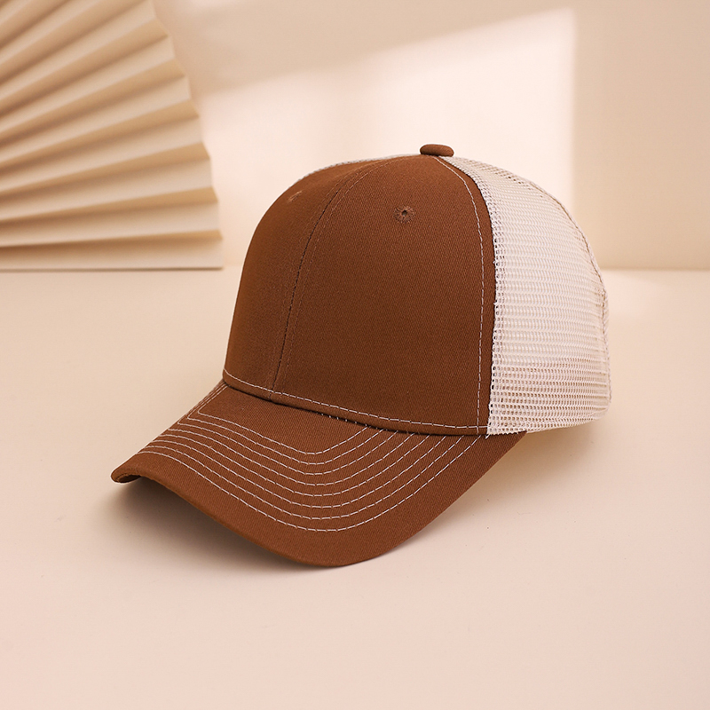 Multi-color Mesh Fabric, Breathable, Wide-brimmed Sun Protection, Adjustable, Simple And Fashionable Baseball Cap For Casual Sports, Travel, Commuting.