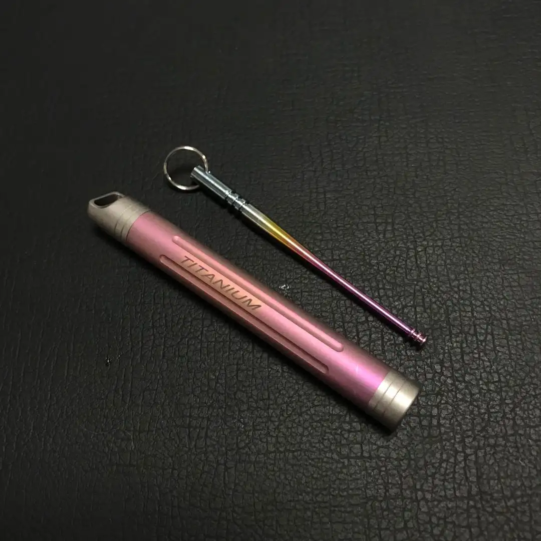 Pure Titanium Alloy Waterproof Toothpick Cartridge Sealed