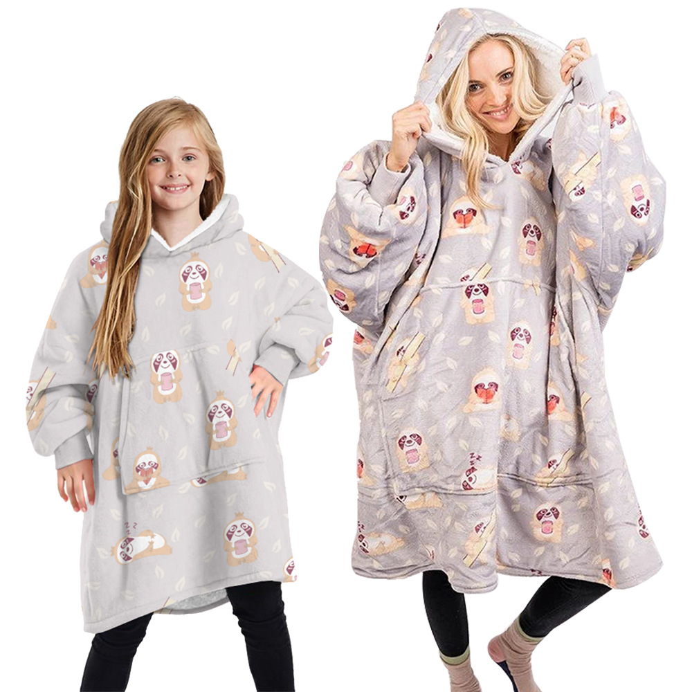 Title 33, Printed Parent-child Both Sides Can Wear Mink W...