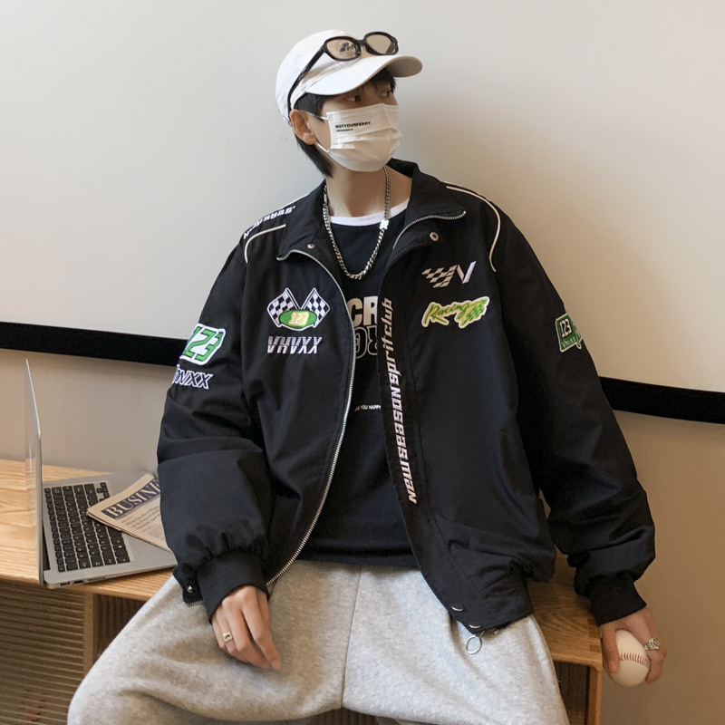 Men's And Women's Fashion Loose All-match Baseball Jacket