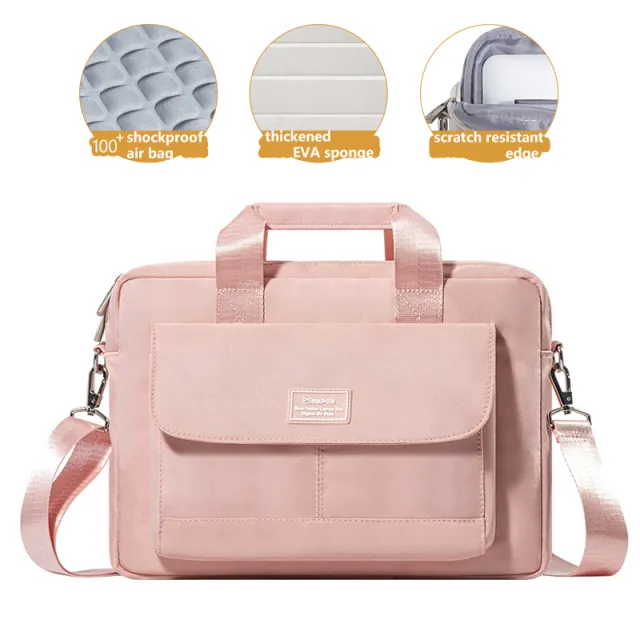 Simple And Creative Solid Color Laptop Bag Rose - Shop at LoveMi