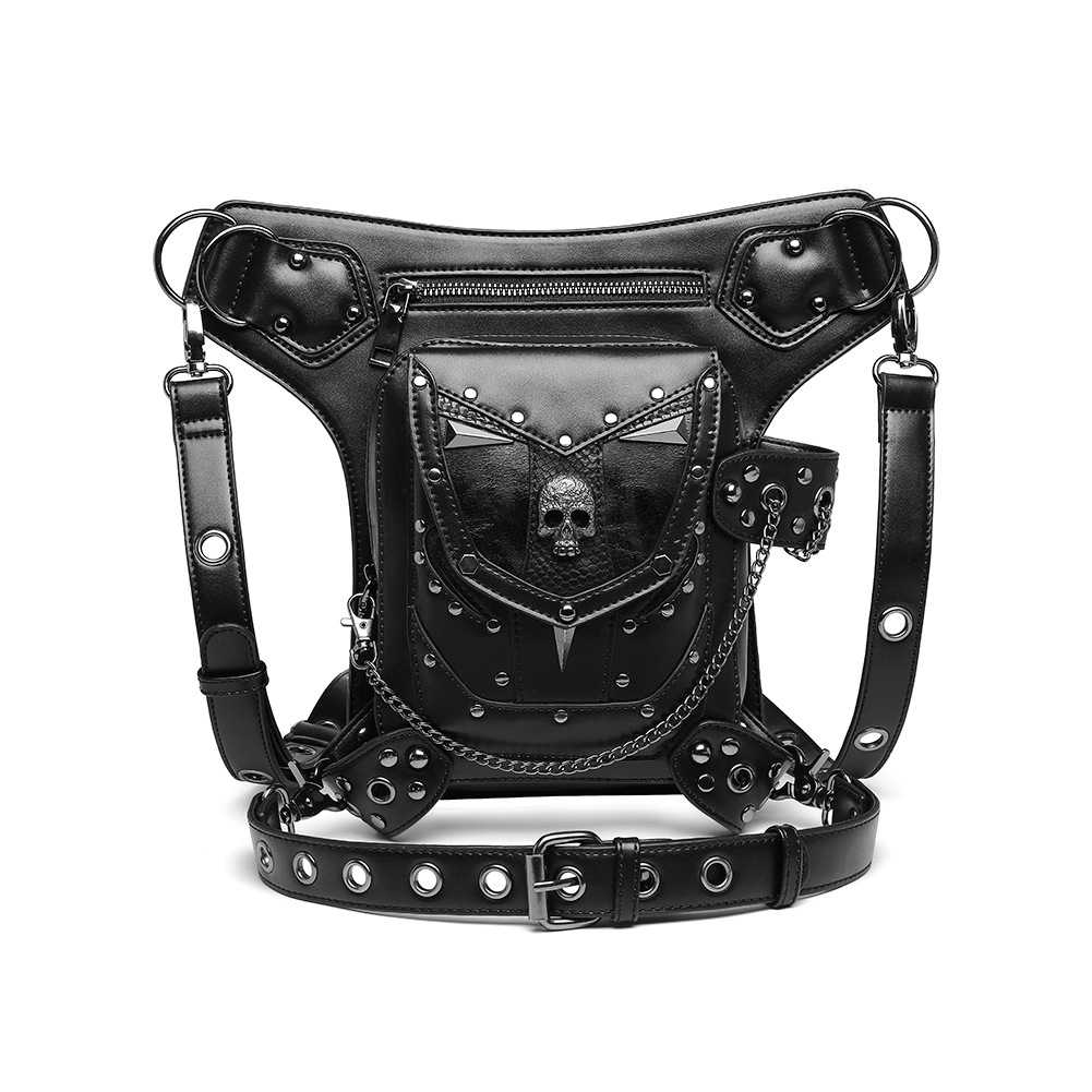 Punk Motorcycle Skull Chain Women's Crossbody Bag — foto 5