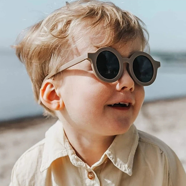 Children's Round Frame Sunglasses Are Light Cute And Cool - Image 15