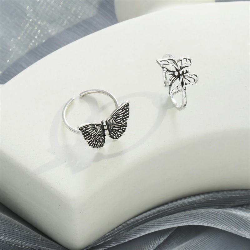 Hollow Butterfly Ring Female Student Simple And Cute