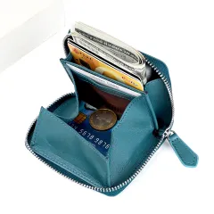 Change RFID Coin Storage Loose Wallet - Blue - View 1
