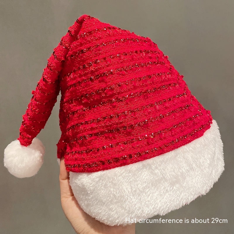 Red Stripes Christmas Hat