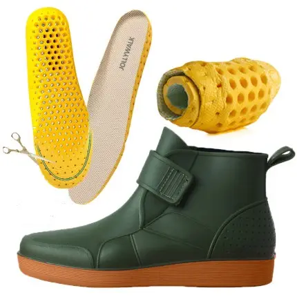 Rain Boots Men's Water Shoes Wear-resistant Low-cut Fashion