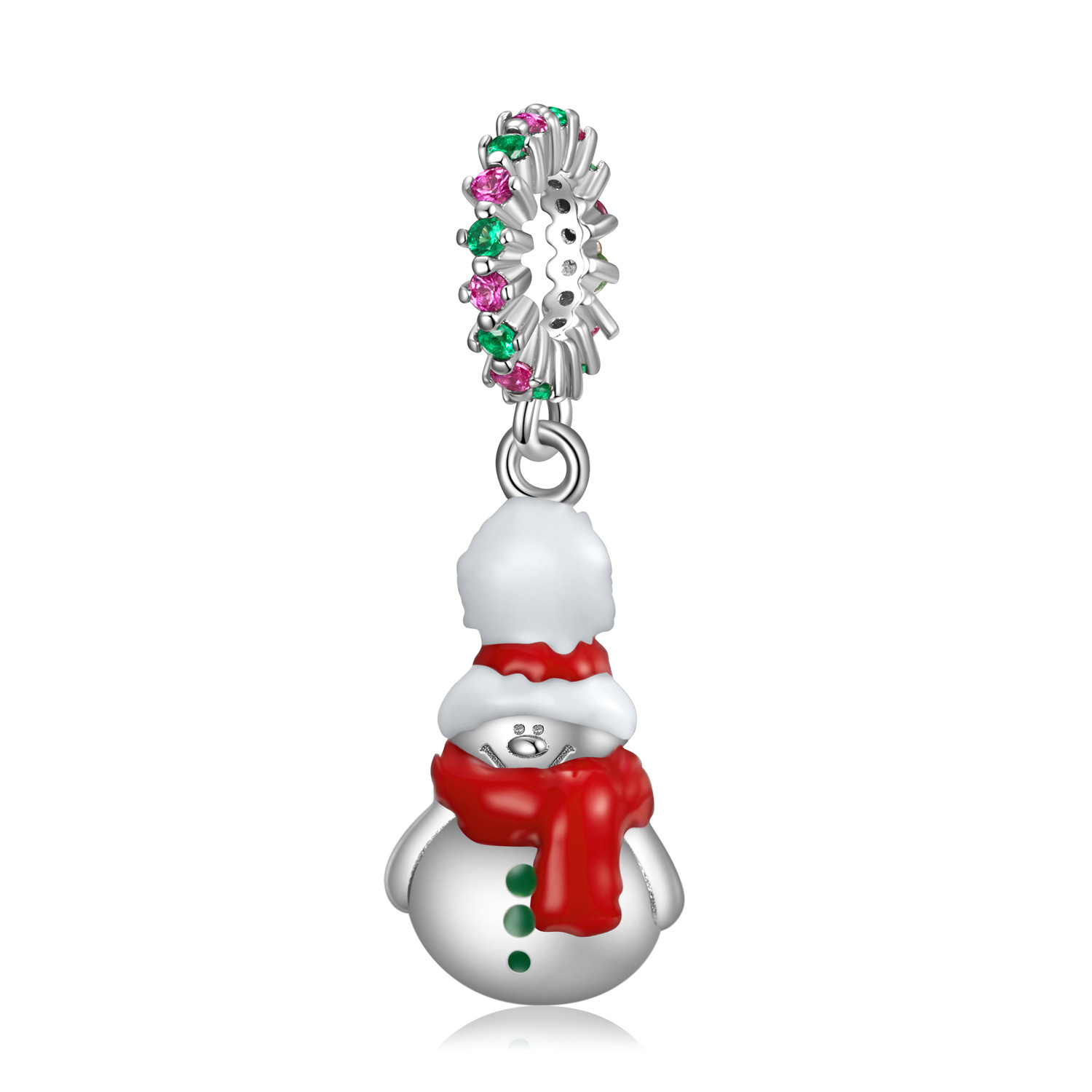 Christmas Snowman S925 Sterling Silver Bracelet Accessories