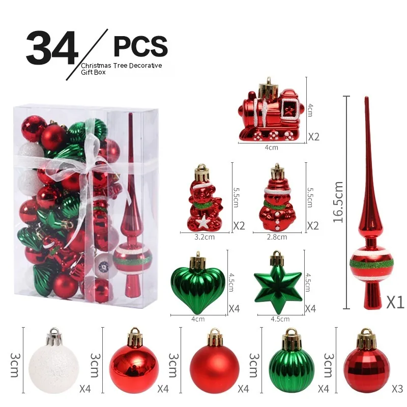 Christmas Decorations Ball Set Christmas Tree Pendant – image 4