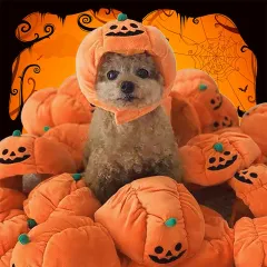 Pet Hat Halloween Funny Pumpkin Hat Cute Pet Animal Costume - Large Size - View 1