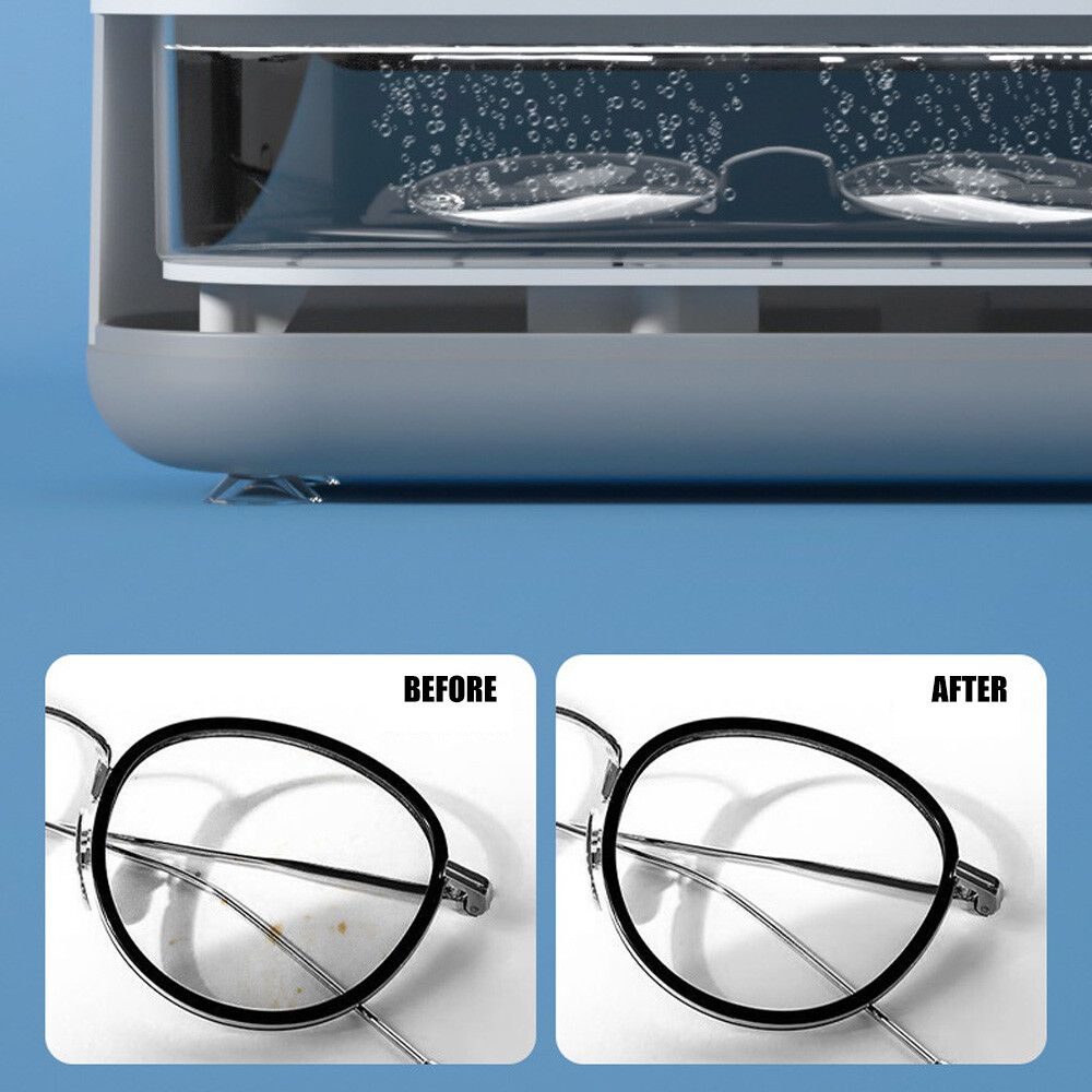 Ultrasonic Cleaner  Wave Tank Glasses Watch Jewelry Cleaning Machine 300ML