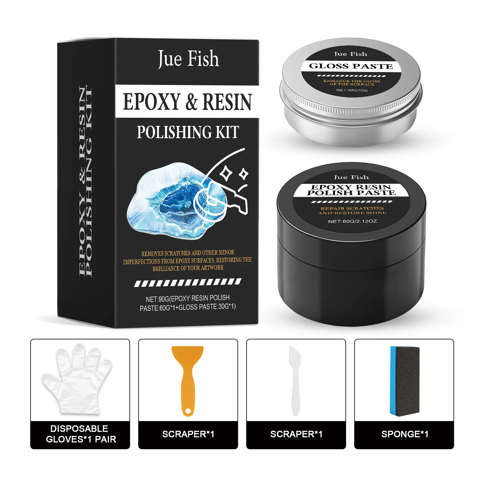 Epoxy Resin Polishing Set -1box