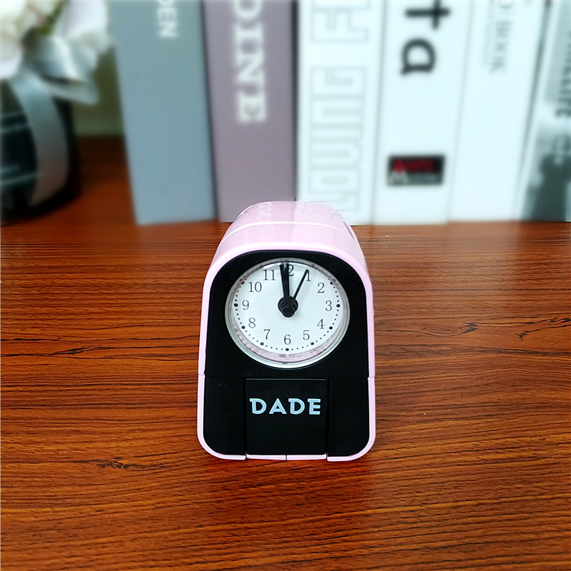 Title 2, New Creative Manual Deformation Alarm Clock For...